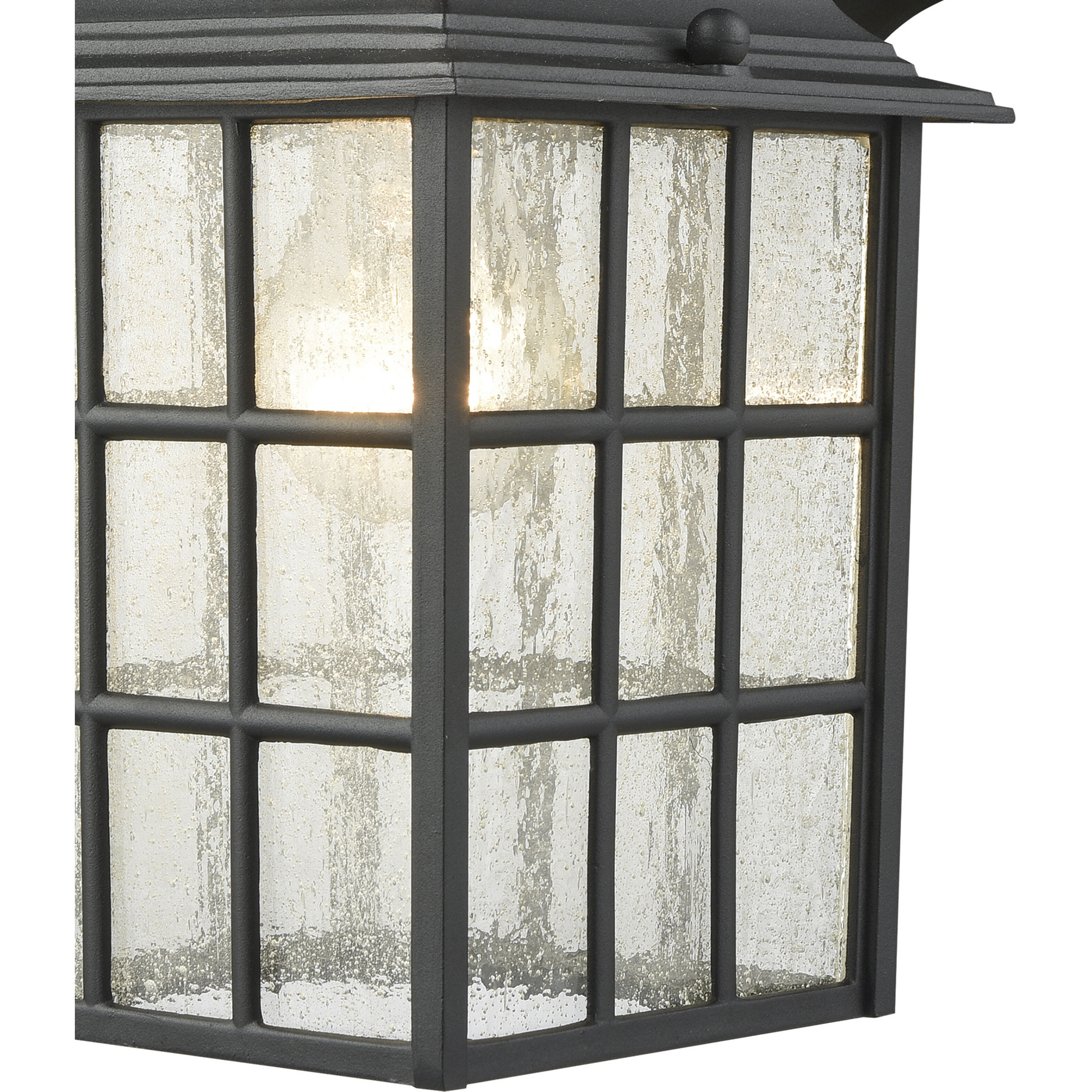 Whitby 1 Light 12 inch Satin Black Outdoor Wall Sconce