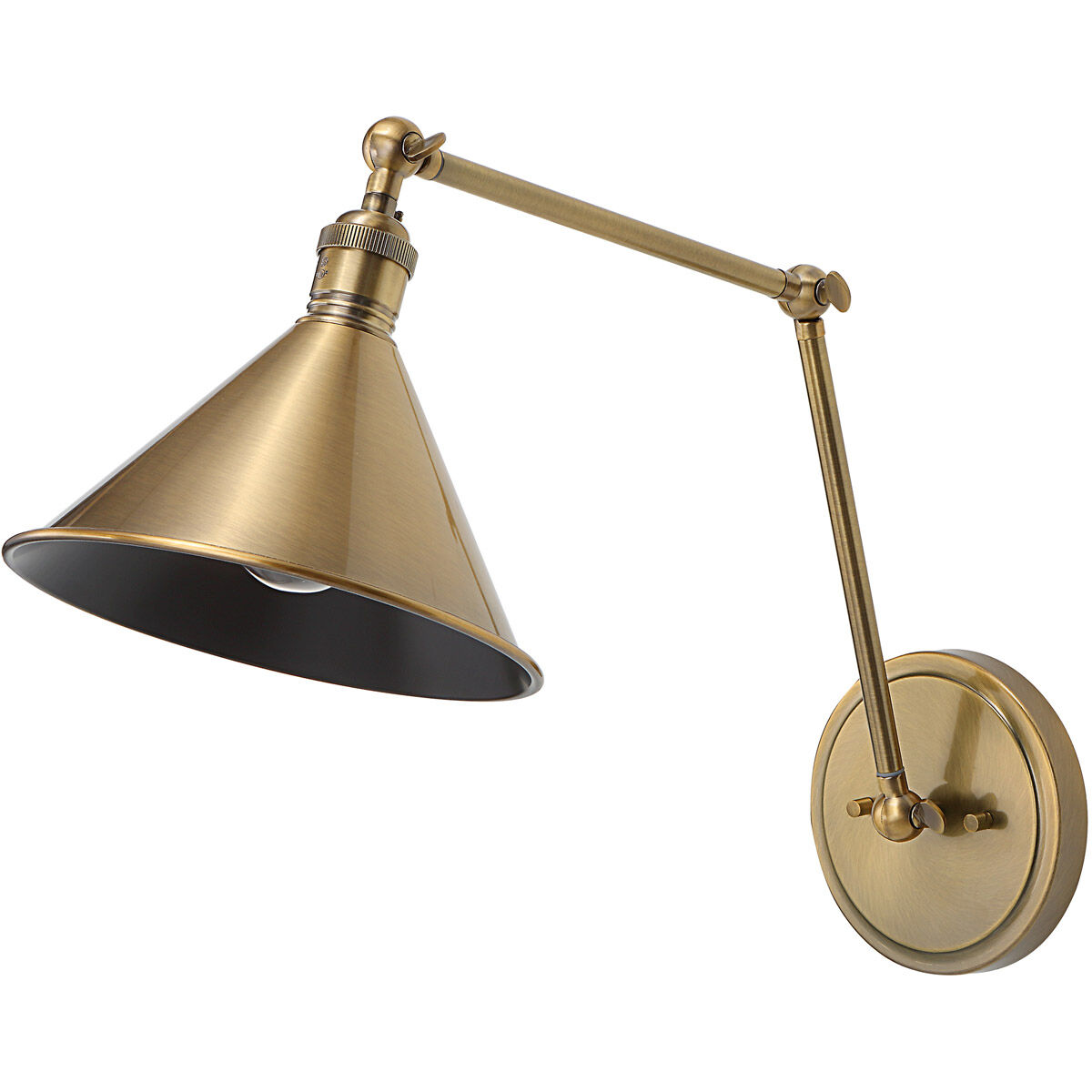 Exeter 25 inch 60.00 watt Oxidized Antique Brass Adjustable Sconce Wall Light