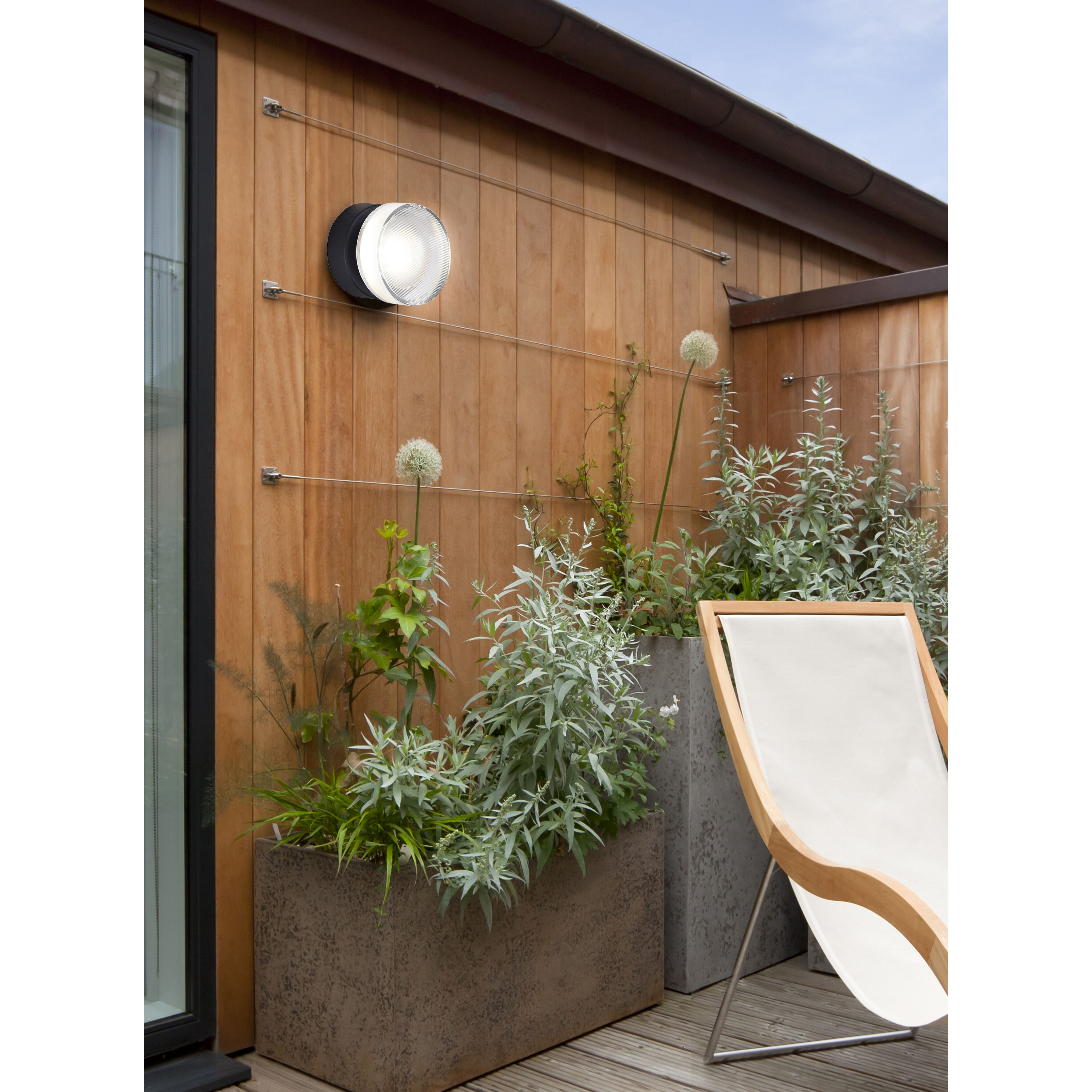 Benni LED 3.75 inch Black Outdoor Lantern