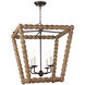 Perennial 4 Light 22.5 inch Natural Ceiling Lantern Ceiling Light