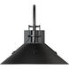 Henry 1 Light 12.8 inch Coastal Black Outdoor Sconce, Large