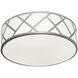 Haven LED 17 inch Satin Nickel Flushmount Ceiling Light