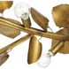 Laurel 7 Light 50.5 inch Gold Ombre Linear Chandelier Ceiling Light, Design Series