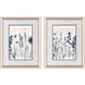 Blue Dye Blue and Beige and Gray Framed Art, Propac