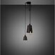 Hooked 3.0 LED 8.27 inch Graphite / Smoked Bronze Pendant Ceiling Light, Mix