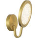 Sherlock 1 Light 7.25 inch Satin Brass Wall Sconce Wall Light