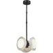 Alonso Pendant Ceiling Light in Urban Bronze and Alabaster