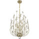 Irina 4 Light 18 inch Noble Brass Chandelier Ceiling Light