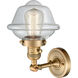 Franklin Restoration Small Oxford LED 7.5 inch Brushed Brass Sconce Wall Light, Franklin Restoration