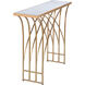 Seraphine 47.2 X 11.8 inch Golden and White Console