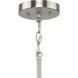 Silva 3 Light 16 inch Brushed Nickel Pendant Ceiling Light, Design Series