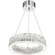Juno LED 20 inch Chrome Chandelier Ceiling Light