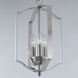 Provident 3 Light 10 inch Satin Nickel Single Pendant Ceiling Light
