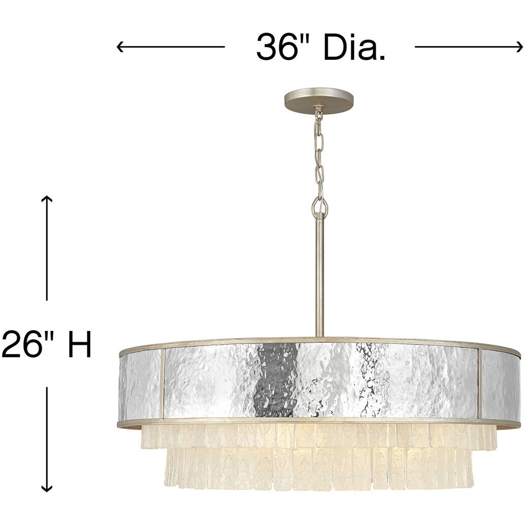 Reverie LED 36 inch Champagne Gold Chandelier Ceiling Light