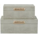 Anita Gray Faux and Gold Decorative Storage Box