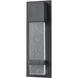 Emode LED 14 inch Matte Black Outdoor Wall Sconce
