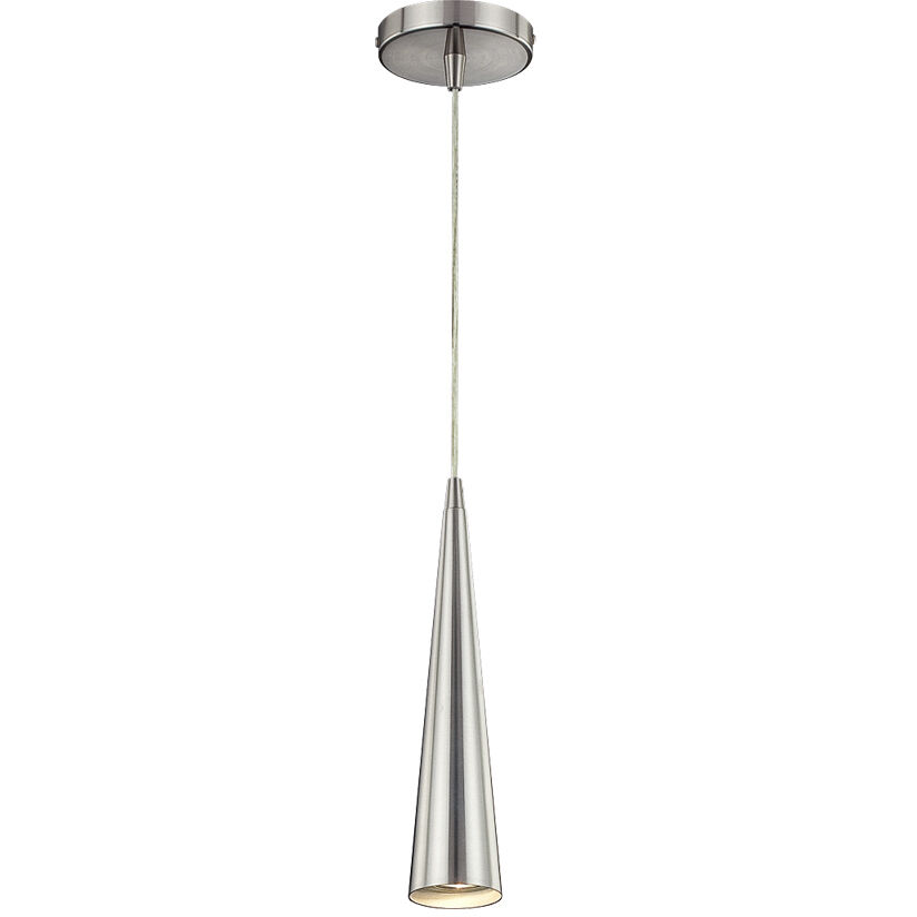 Sliver 1 Light 2.75 inch Polished Nickel Mini Pendant Ceiling Light, Small