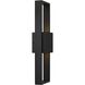 Miami LED 18 inch Sand Black Outdoor Wall Sconce