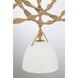 Cordon 3 Light 63.25 inch Legacy Brass Linear Chandelier Ceiling Light