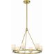 Aragon 6 Light 22.75 inch Soft Brass Chandelier Ceiling Light