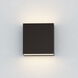 Cubed LED 5.5 inch Black Outdoor Wall Mount