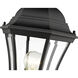 Wakefield 1 Light 22 inch Black Outdoor Post Mount Fixture