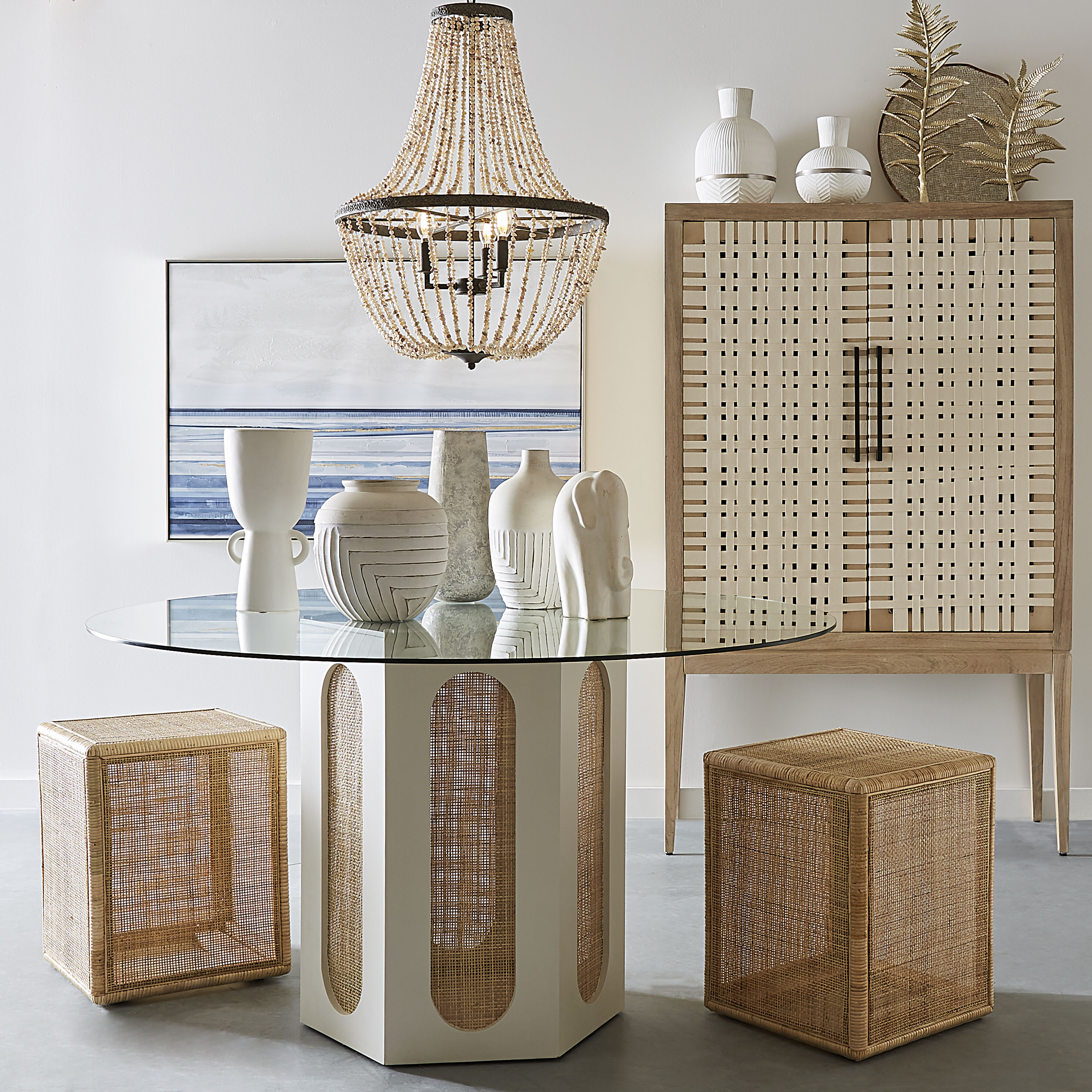 Oneka 20 X 16 inch Natural Accent Table