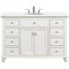 Otto 48 X 21 X 35 inch Antique White Vanity Sink Set