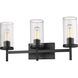 Winslett Vanity Wall Light in Matte Black