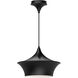 Alora Mood Emiko 1 Light 13 inch Matte Black Pendant Ceiling Light