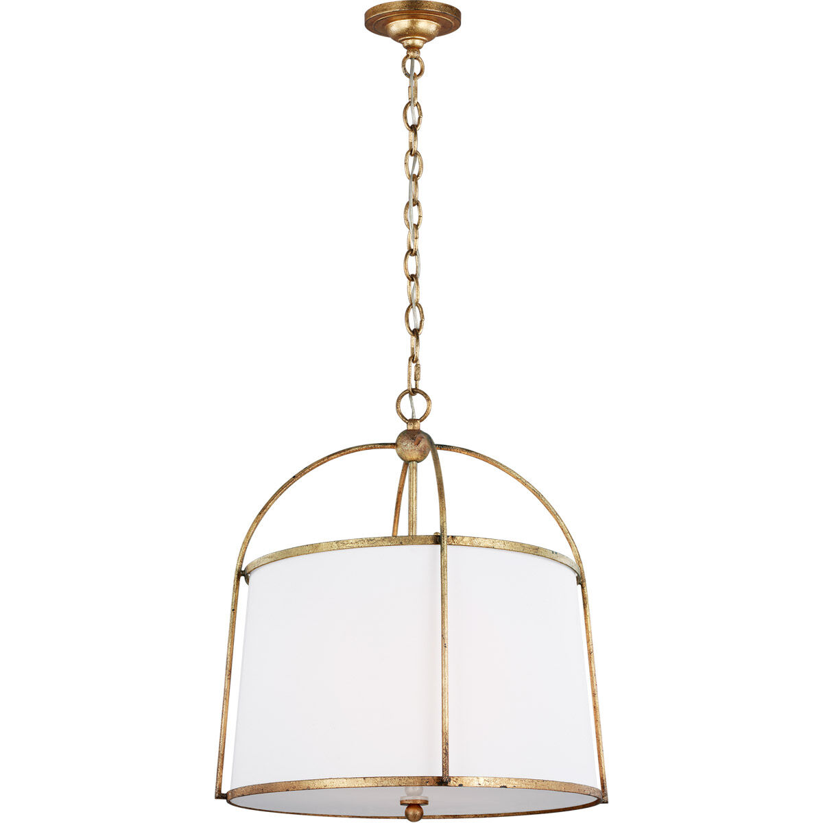 C&M by Chapman & Myers Stonington 2 Light 21 inch Antique Gild Chandelier Ceiling Light 