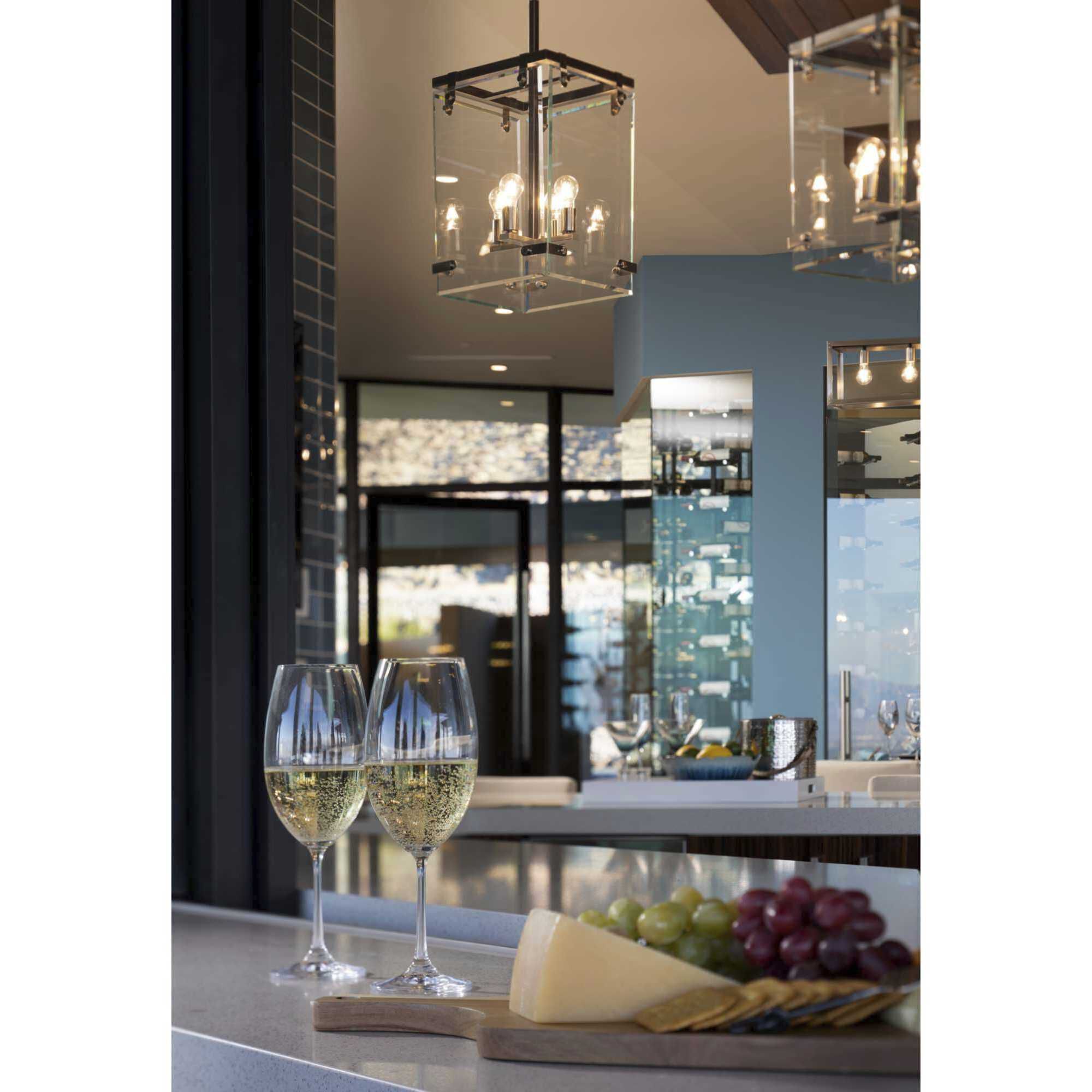 Guthrie 4 Light 14.75 inch Brushed Nickel Foyer Pendant Ceiling Light, Design Series