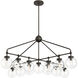 Stella 13 Light 52 inch Dark Bronze Chandelier Ceiling Light