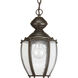 Roman Coach 1 Light 7 inch Antique Bronze Outdoor Hanging Lantern