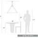Castile 9 Light 32 inch Matte Black Chandelier Ceiling Light