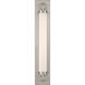 Eliza 4.5 inch Brushed Steel Wall Sconce Wall Light
