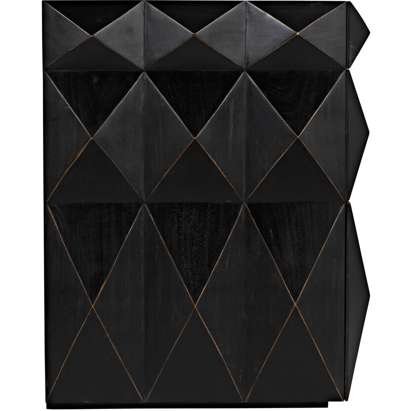 Allegra Hand Rubbed Black Dresser