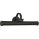 Morgan LED 22.25 inch Matte Black Sconce Wall Light