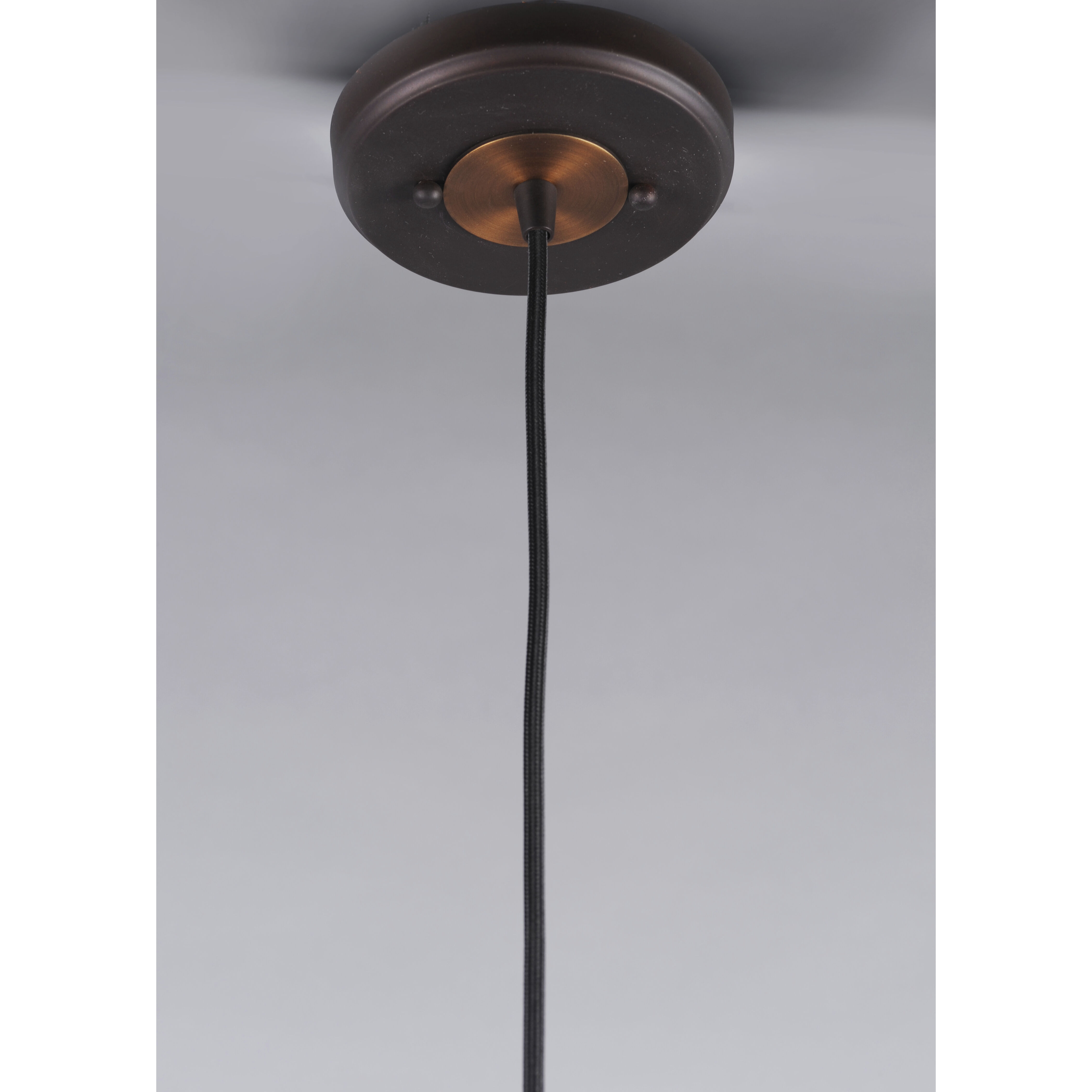 Sedona 1 Light 10 inch Oil Rubbed Bronze/Antique Brass Single Pendant Ceiling Light