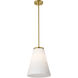 Royale 12 inch Burnished Brass Pendant Ceiling Light
