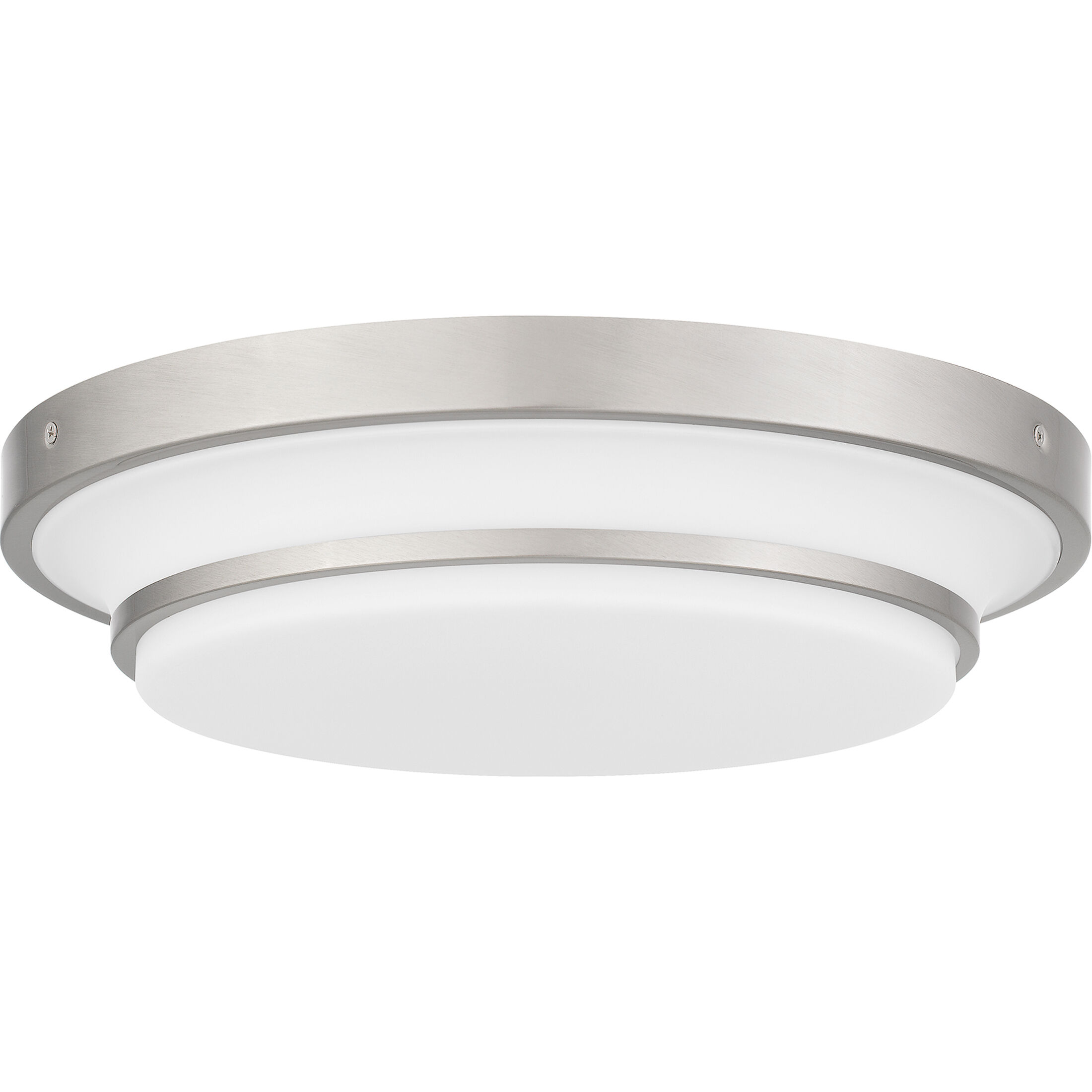 Cromwell 15 inch Brushed Nickel Flush Mount Ceiling Light