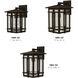 Tucker Outdoor Wall Mount Lantern in Oil Rubbed Bronze, Medium