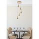 Amherst 5 Light 14.5 inch Satin Gold Pendant Ceiling Light