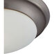 Fluor 2 Light 15 inch Oil Rubbed Bronze Flush Mount Ceiling Light
