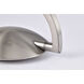 Orb 120 Brushed Nickel LED Track Head - J-Type Ceiling Light