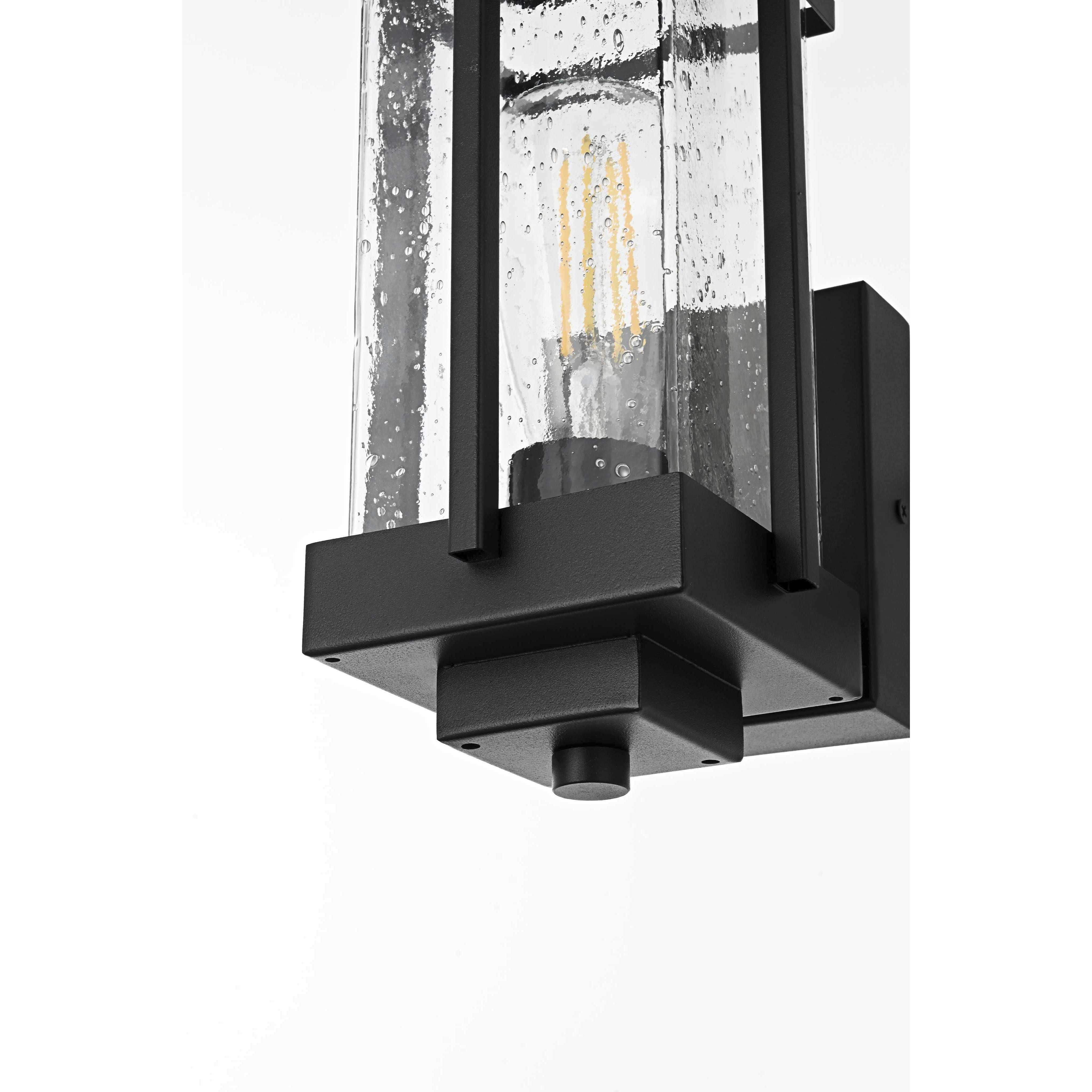 Livingston 1 Light 13 inch Black Outdoor Wall Sconce