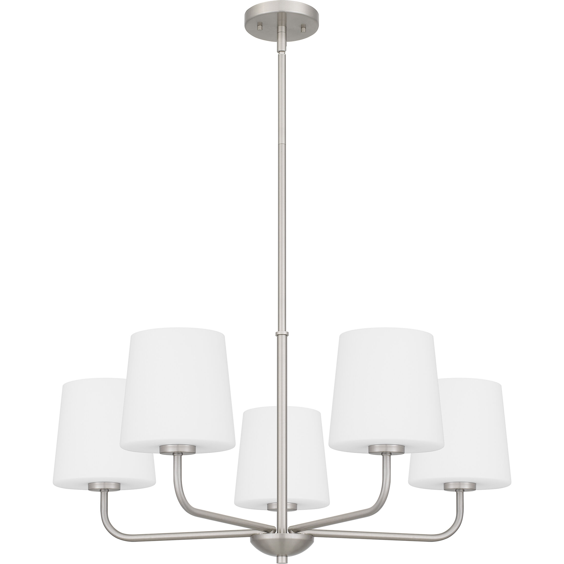 Gallagher 5 Light 28 inch Brushed Nickel Chandelier Ceiling Light