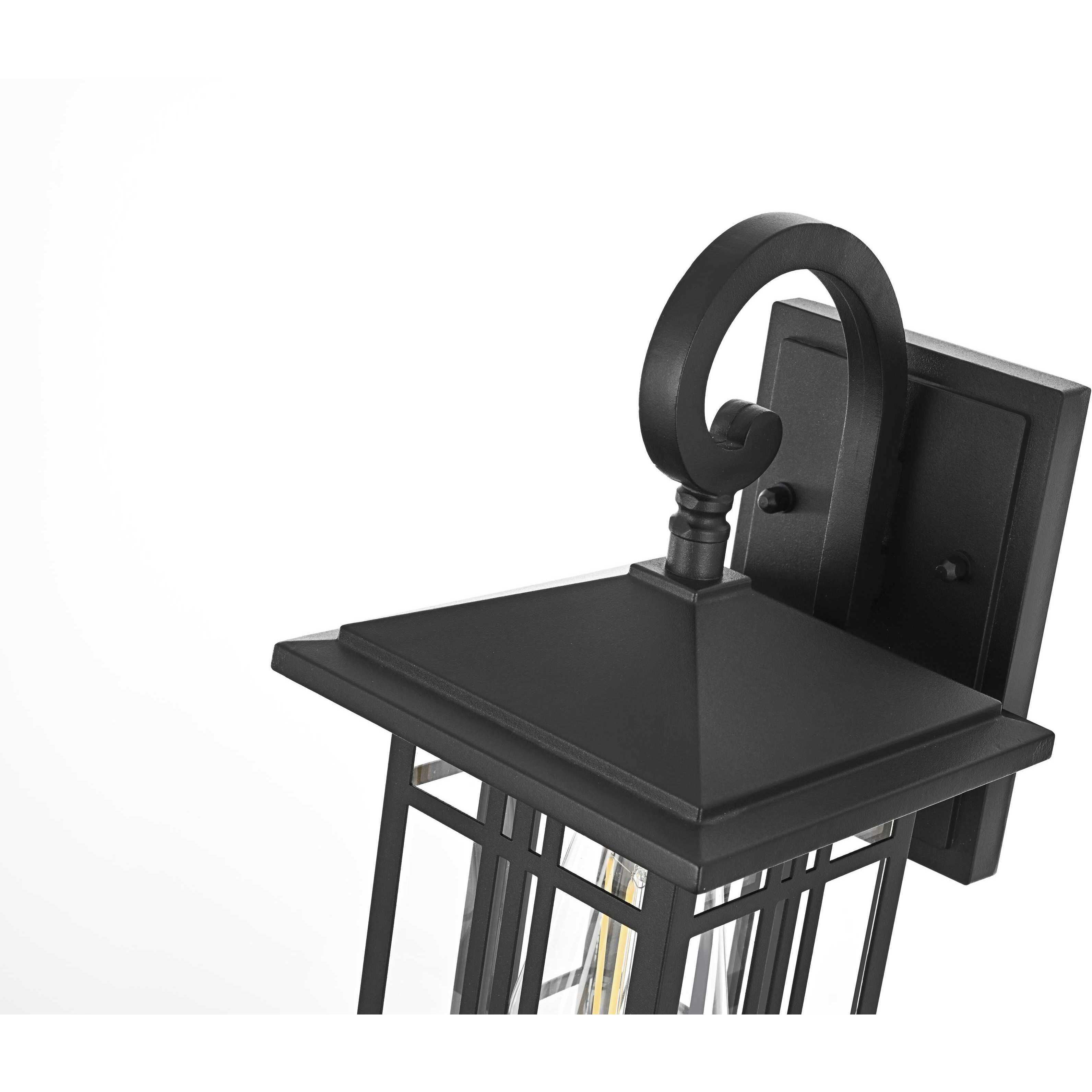 Harley 1 Light 12 inch Black Outdoor Wall Sconce