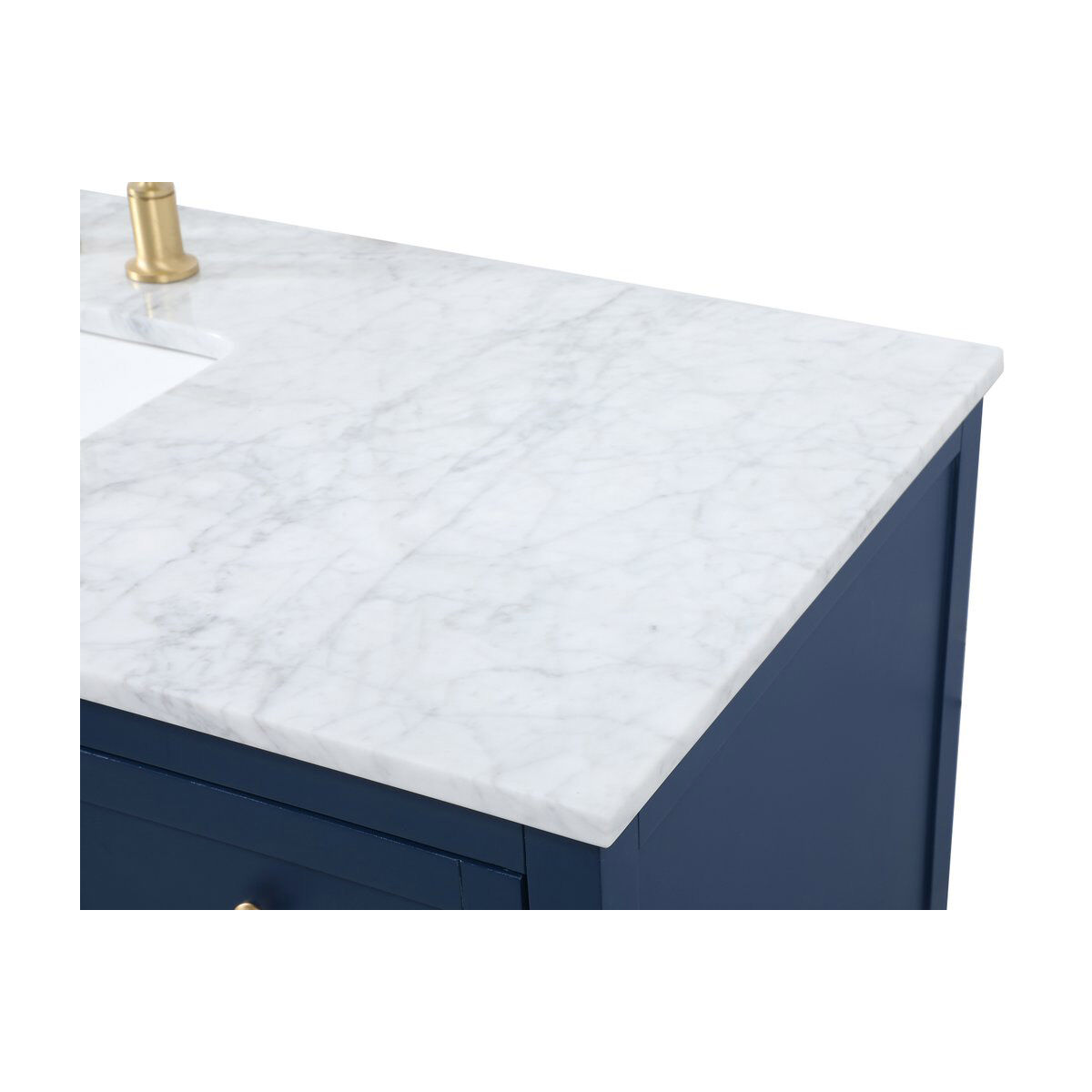 Franklin 42 X 22 X 35 inch Blue Bathroom Vanity Cabinet