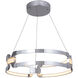 Amulet LED 23.5 inch Chrome Pendant Ceiling Light